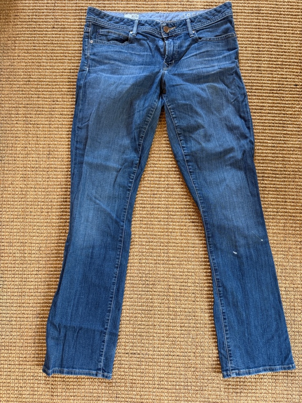 Women's Dark Blue Boot Cut Jeans - Classic Fit